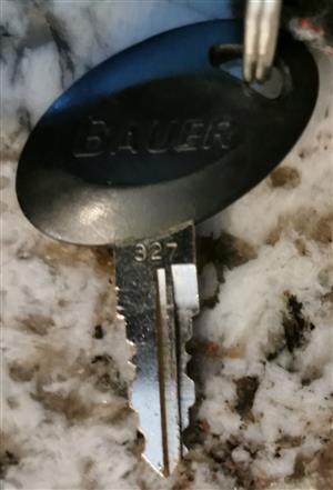 Bauer 318 Replacement Key, 301 - 370 Lock Series 