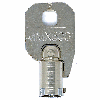 CompX Chicago MMX534 Tubular Replacement Key — QuickShipKeys.com