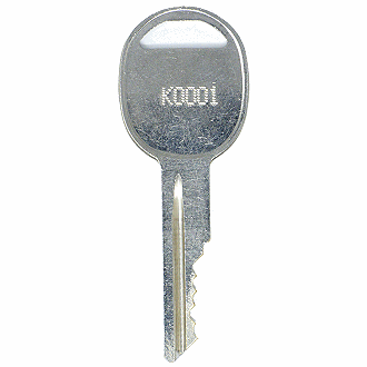Weather Guard K0843 Truck Toolbox Replacement Key — QuickShipKeys.com