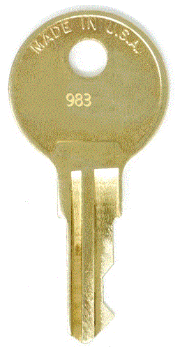 Husky 983 Toolbox Replacement Key 