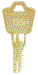HON 135H File Cabinet Replacement Key 