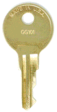 Load image into Gallery viewer, HON GG101 - GG200 [HON IN8 BLANK] File Cabinet Replacement Key Series
