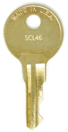 Sandusky SCL46 File Cabinet Replacement Key 
