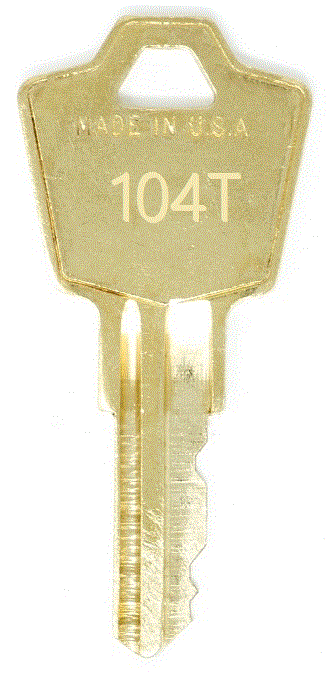 HON 104T File Cabinet Replacement Key 