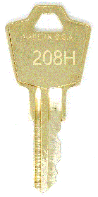 HON 208H File Cabinet Replacement Key 