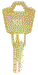 HON 101 - 225 File Cabinet Replacement Key Series
