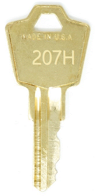 HON 207H File Cabinet Replacement Key 