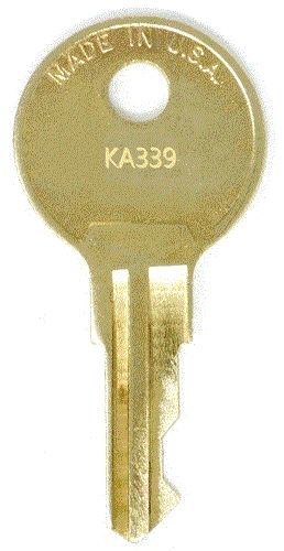 Haworth KA339 File Cabinet Replacement Key 