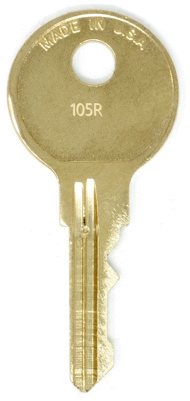 Steelcase 105R Office Furniture Replacement Key 