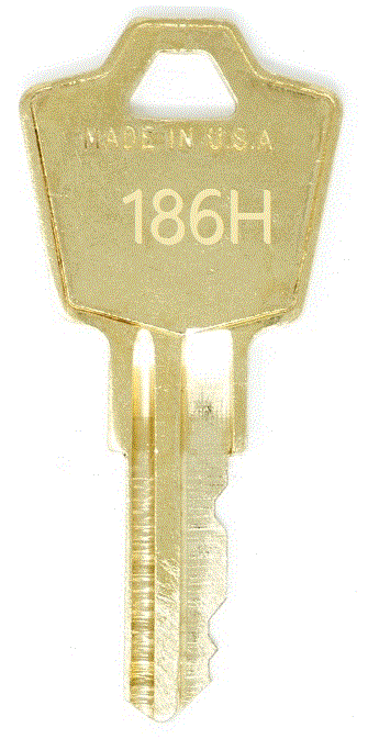 HON 186H File Cabinet Replacement Key 