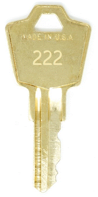 HON 222 File Cabinet Replacement Key 
