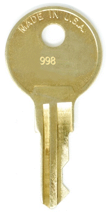 Husky 998 Toolbox Replacement Key 