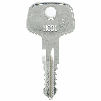 Thule N001 - N200 Key Replacement Key Series