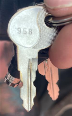 Bauer 958 RV Lock Key                                                                                                                                                                                                                                                                                                                                                                                                                                                                                               