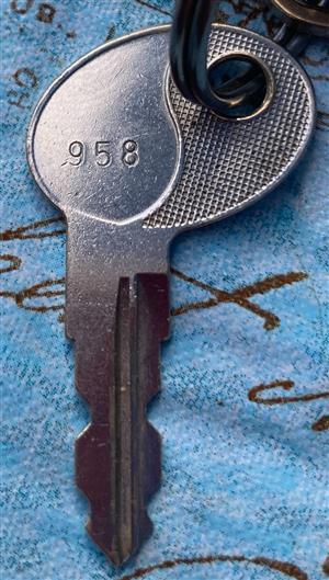 Bauer 958 RV Storage Lock Key                                                                                                                                                                                                                                                                                                                                                                                                                                                                                       