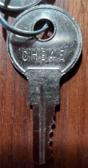 Bauer CH501 - CH750 RV Replacement Key Series