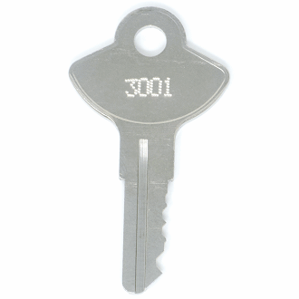 Craftsman 3001 - 3050 Toolbox Replacement Key Series
