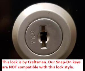 Craftsman Y120 Lock                                                                                                                                                                                                                                                                                                                                                                                                                                                                                                 