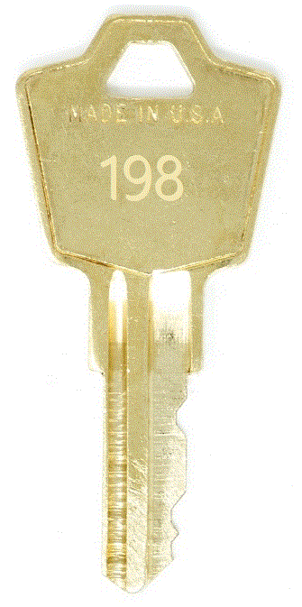 HON 198 File Cabinet Replacement Key 