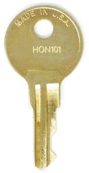 HON HON101 - HON150 File Cabinet Replacement Key Series