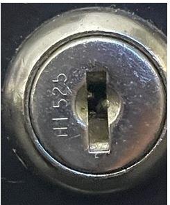 Hirsh Staples HI525 File Cabinet Lock Key                                                                                                                                                                                                                                                                                                                                                                                                                                                                           