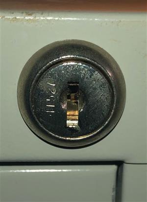 Hirsh HI527 File Cabinet Lock Key                                                                                                                                                                                                                                                                                                                                                                                                                                                                                   