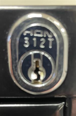 HON 312T File Cabinet Lock Key                                                                                                                                                                                                                                                                                                                                                                                                                                                                                      