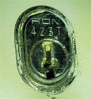 HON 423T File Cabinet Lock                                                                                                                                                                                                                                                                                                                                                                                                                                                                                          