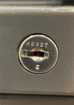 HON MB327 File Cabinet Key Lock                                                                                                                                                                                                                                                                                                                                                                                                                                                                                     