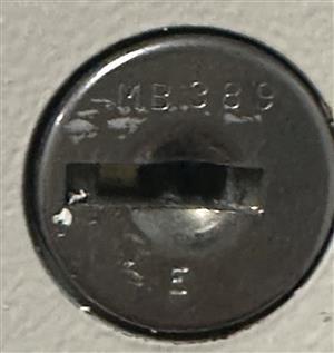 HON MB389 E File Lock Key                                                                                                                                                                                                                                                                                                                                                                                                                                                                                           