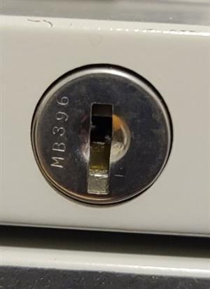 HON MB396 File Cabinet Lock Key                                                                                                                                                                                                                                                                                                                                                                                                                                                                                     