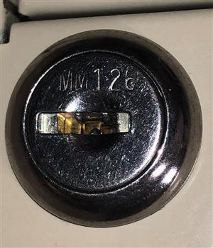 HON MM126 File Cabinet Key Lock                                                                                                                                                                                                                                                                                                                                                                                                                                                                                     