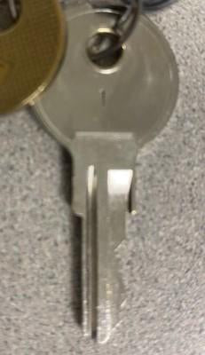 HON Taiwan 1 File Cabinet Lock Key                                                                                                                                                                                                                                                                                                                                                                                                                                                                                  