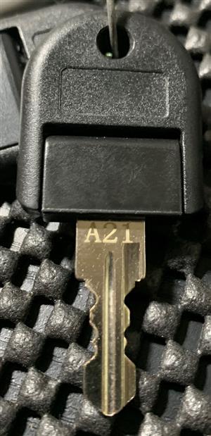 Husky A00 - A24 Toolbox Replacement Key Series