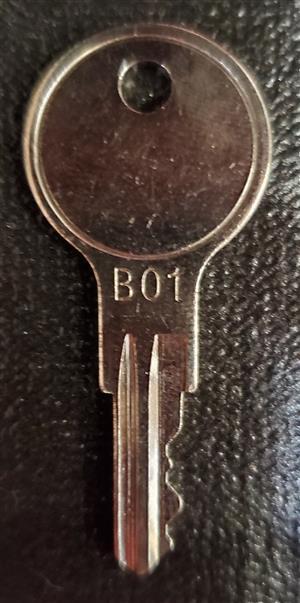 Husky B01 - B05 Toolbox Replacement Key Series