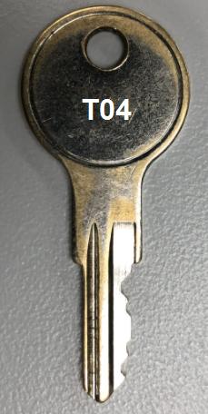 Husky T01 - T50 Toolbox Replacement Key Series