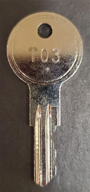 Husky T01 - T50 Toolbox Replacement Key Series