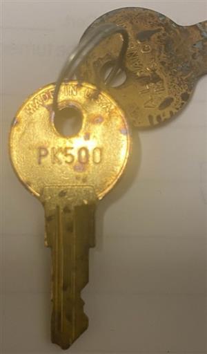 A.L. Hanson PK500 Key                                                                                                                                                                                                                                                                                                                                                                                                                                                                                               