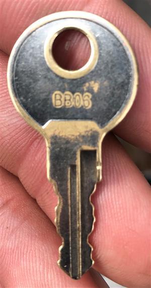Kobalt BB01 Replacement Key, BB01 - BB50 Lock Series 