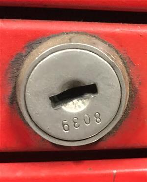 Mac Tools 8039 Toolbox Lock Key                                                                                                                                                                                                                                                                                                                                                                                                                                                                                     