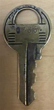 Master Lock 0736 Padlock Key                                                                                                                                                                                                                                                                                                                                                                                                                                                                                        