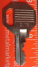 Load image into Gallery viewer, Master Lock 2078 Padlock Key                                                                                                                                                                                                                                                                                                                                                                                                                                                                                        
