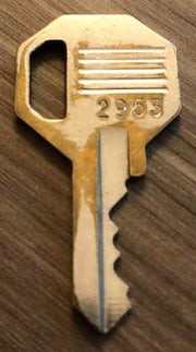 Master Lock Padlock 2953 Key                                                                                                                                                                                                                                                                                                                                                                                                                                                                                        