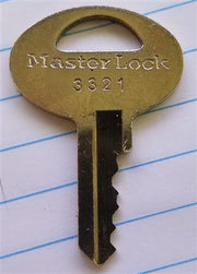 Master Lock Padlock Key 3321                                                                                                                                                                                                                                                                                                                                                                                                                                                                                        
