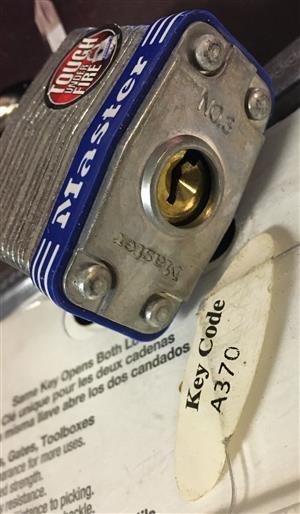 Master Padlock A370 Lock Key                                                                                                                                                                                                                                                                                                                                                                                                                                                                                        