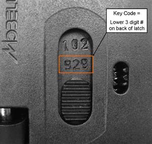 Mobella Southco 929 Back of Latch Lock Code                                                                                                                                                                                                                                                                                                                                                                                                                                                                         
