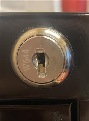 Office Depot W644 File Cabinet Lock Key                                                                                                                                                                                                                                                                                                                                                                                                                                                                             