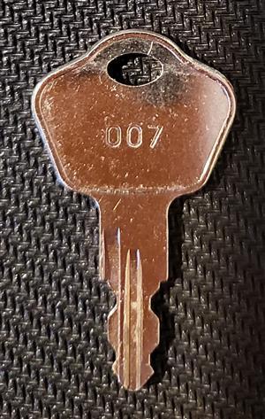Sentry Safe 007 Lock Key                                                                                                                                                                                                                                                                                                                                                                                                                                                                                            