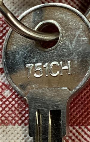 Southco CH751 [IN8 BLANK] RV Replacement Key Series