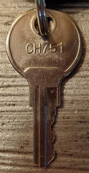 Southco CH751 [IN8 BLANK] RV Replacement Key Series